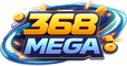 Logo 368mega berwarna neon